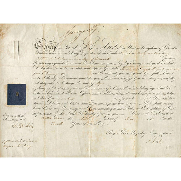 King George IV - Signature