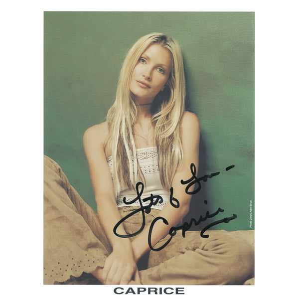 Caprice - Autograph - Signed Colour Photograph