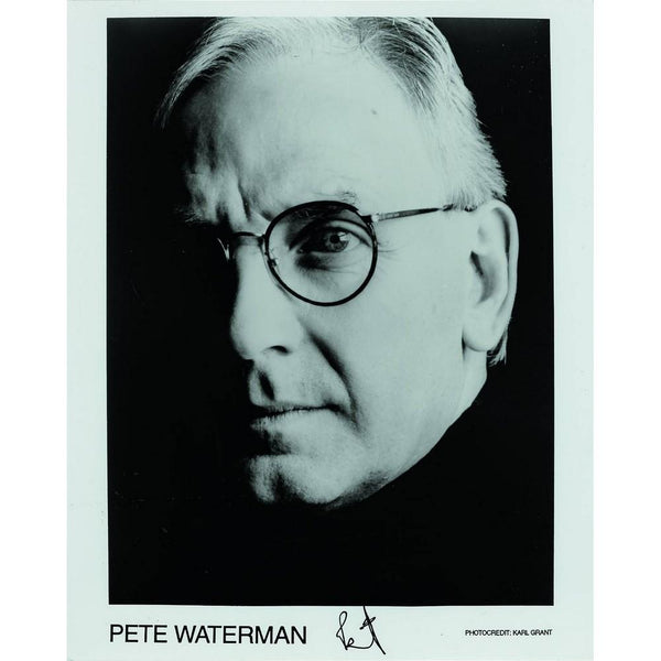 Pete Waterman - Autograph - Signed Black and White Photograph
