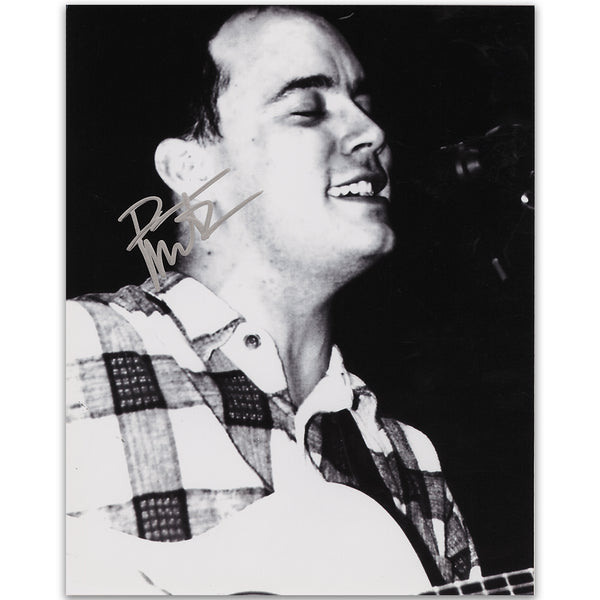 Dave Matthews - Autograph - Signed Black and White Photograph