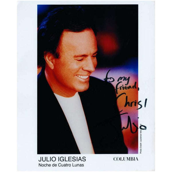 Julio Iglesias - Autograph - Signed Colour Photograph