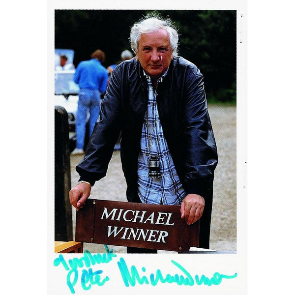 Michael Winner - Autograph - Signed Colour Photograph