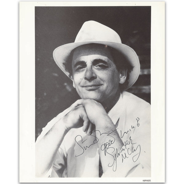 Sylvester McCoy - Autograph - Signed Black and White Photograph