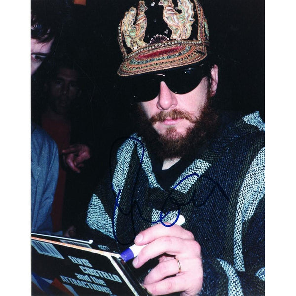 Elvis Costello - Autograph - Signed Colour Photograph