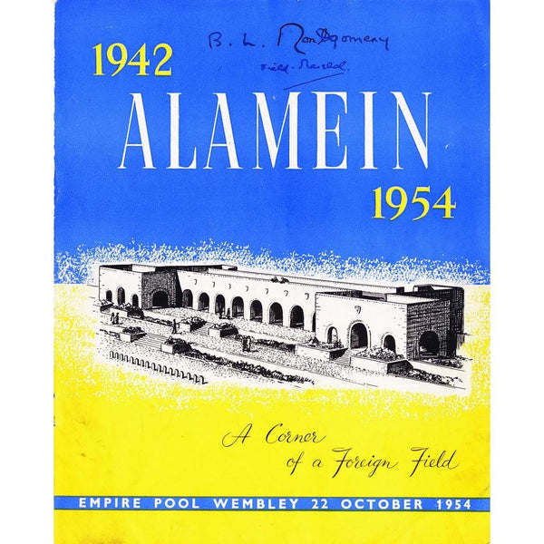 Montgomery of Alamein Signed Autographed Programme