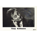 Tony Robinson  - Autograph - Signed Black and White Photograph