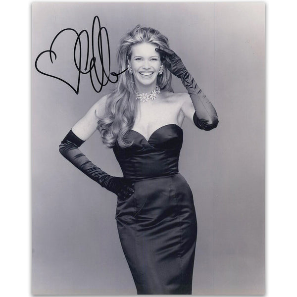 Elle Macpherson - Autograph - Signed Black and White Photograph