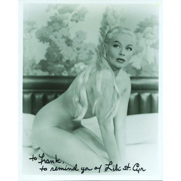 Lili St. Cyr - Autograph - Signed Black and White Photograph