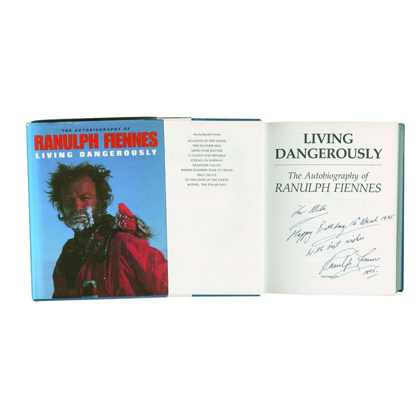 Ranulph Fiennes - Autograph - Signed Book