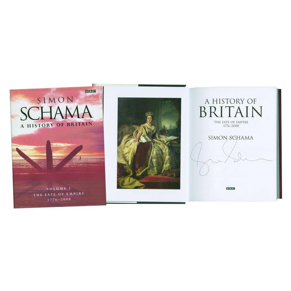 Simon Schama Signed Book 'History of Britain'