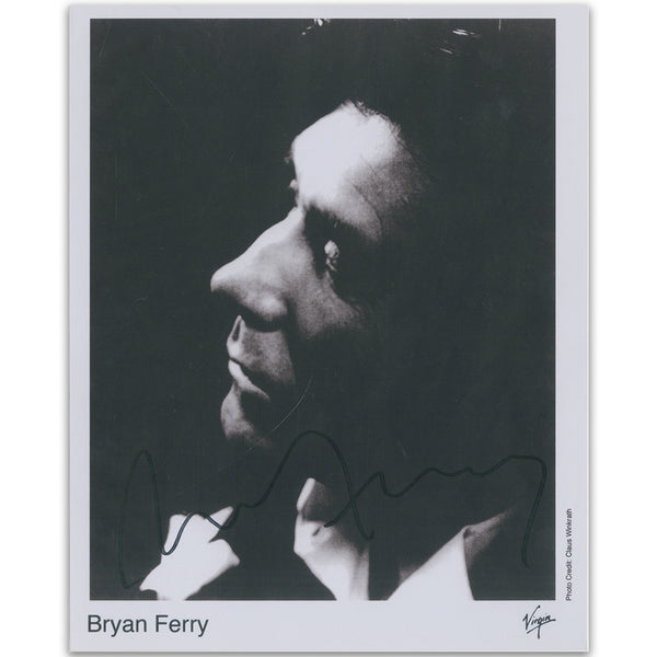 Bryan Ferry - Autograph - Signed Black and White Photograph