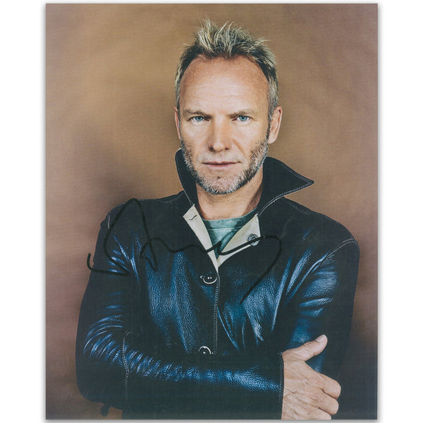 Sting - Autograph - Signed Colour Photograph
