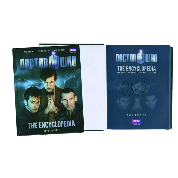 Christopher Ecclestone Signed Doctor Who Book