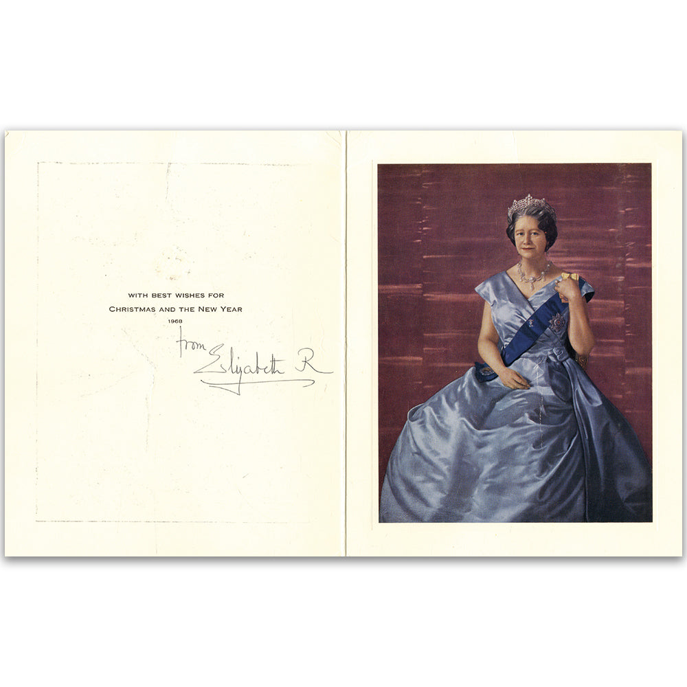 Queen Elizabeth, Queen Mother (1968) Signature