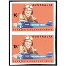 Australia 1978 18c Kingsford Smith imperf pair, u/m VAUS660A