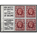 1934 NB27 (13) Cylinder Pane u/m.