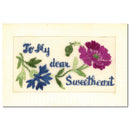 WWI Embroidered Sweetheart Postcard