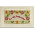 WWI Embroidered Dear Ones Postcard