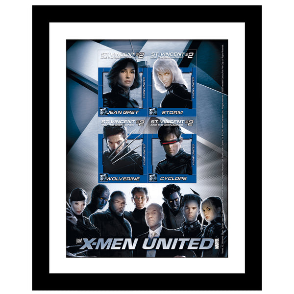 X-MEN United Framed Stamp Sheet XMF001