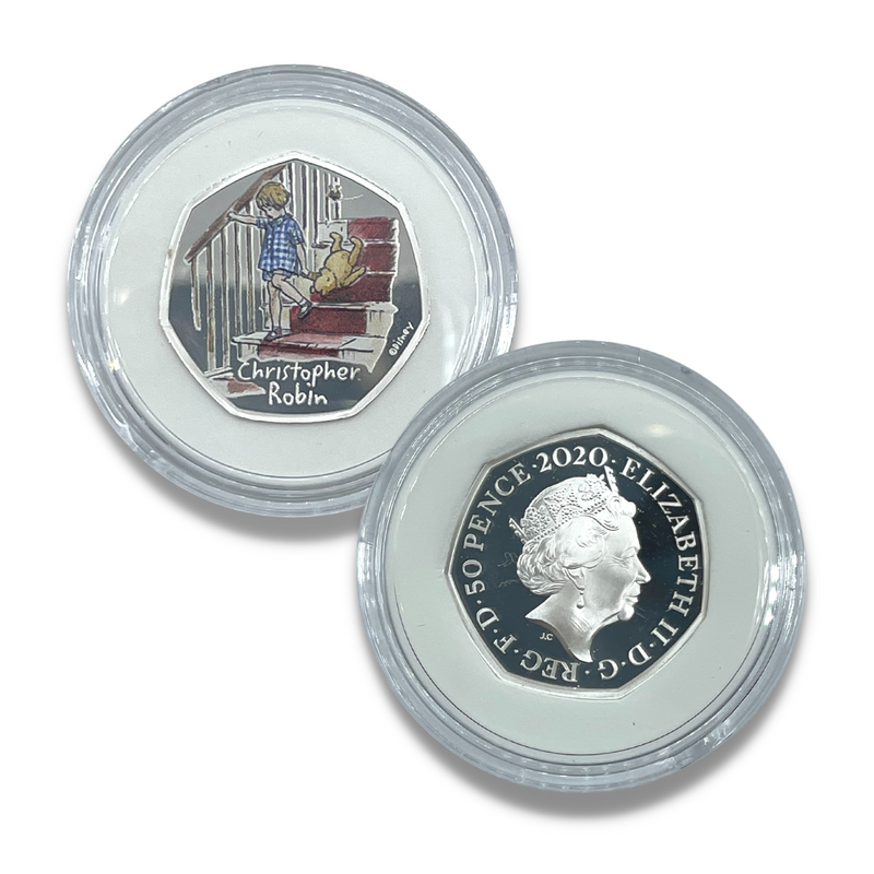2020 Christopher Robin 50p Silver Proof Coin