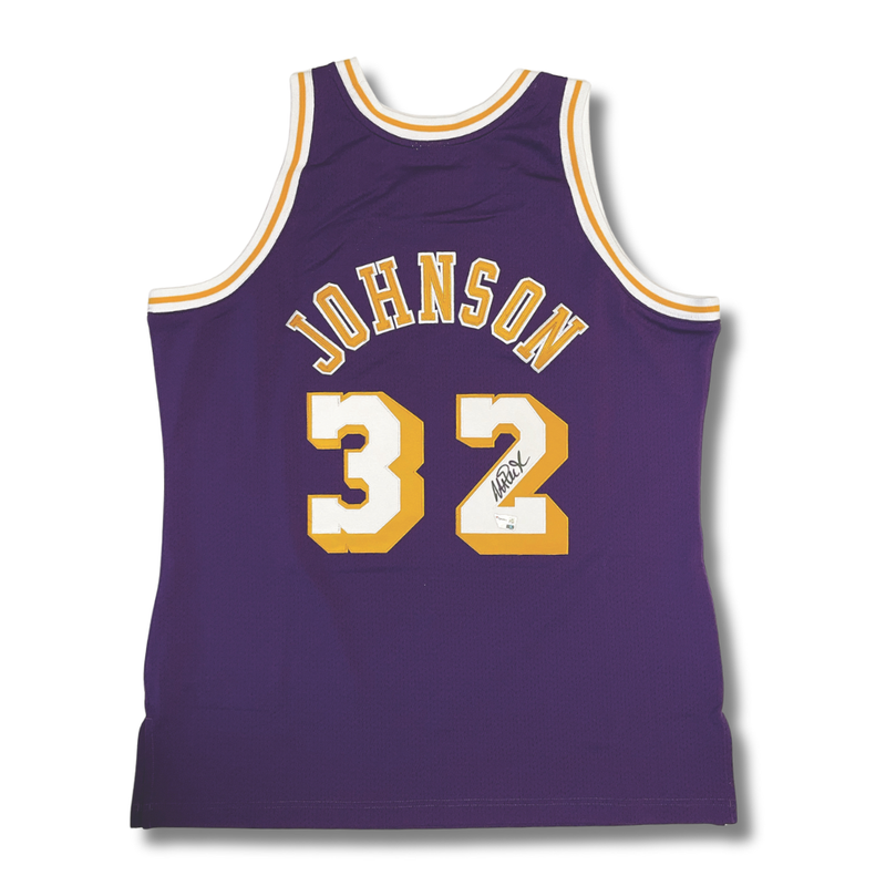 Magic Johnson Signed Vest - Los Angeles Lakers