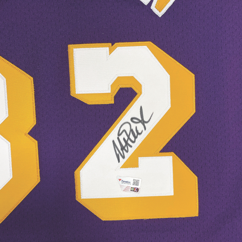 Magic Johnson Signed Vest - Los Angeles Lakers