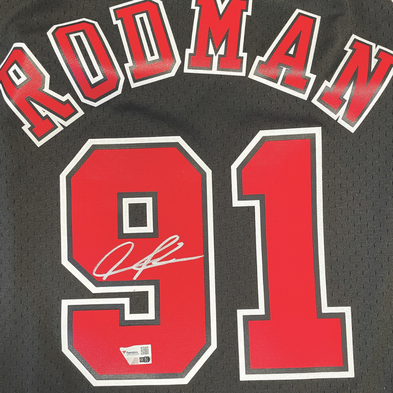 Dennis Rodman Signed Vest - Chicago Bulls