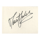David Suchet Signed Album Page, 5.5x4"