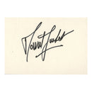 David Suchet Signed Album Page, 6x4"