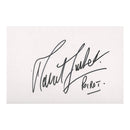 David Suchet Signed Album Page, 5.5x4"