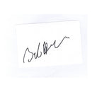 Bob Hoskins Signed Card, 6x4"