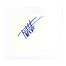 Justin Lee Collins Signed Album Page, 4x5.5"