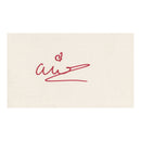 Alicia Silverstone Signed Card, 5x3"