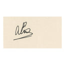 Alicia Silverstone Signed Card, 5x3"