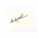 Andrew Bell Signed Album Page, 6x4"