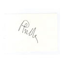 Phil Collins Signed 5.5x4" Album Card