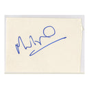 Majure Signed Album Page 5.5 x 4"