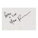 Mark Ronson Signed Album Page, 6 x 4"