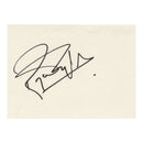 Roger Taylor Signed Card, 5.5 x 4"