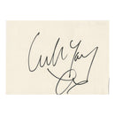 Will Young Signed Card, 5.5 x 4"