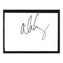 Alice Cooper Signed 5.5x4" White Card