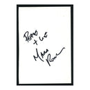 Mark Ronson Signed 5.5 x 4.25 " Signed White Card