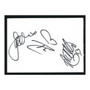 Sugarbabes  Signed White Album Card 5.5" x4"