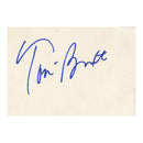 Toni Braxton Signed Album Card, 6" x 4"