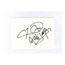 Cindy Lauper Signed Album Page, 4 x 6"