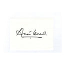 Annie Lennox Signed Card 4 x 6"