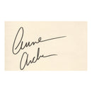 Anne Archer Signed Album Page, 3x5"