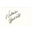 Natasha Henstridge Signed Album Page, 6x4"