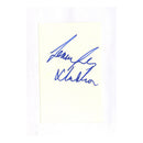 Jennifer Hudson Signed Album Page, 5"  x 3.5"