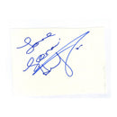 Gloria Hunniford Signed Album Page, 5.5 x 4"